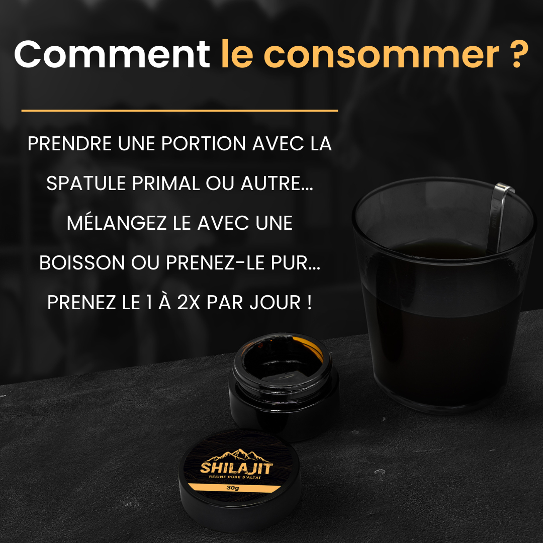 Résine de Shilajit Sensa